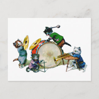Jazz Cats Briefkaart