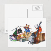 Jazz Cats Briefkaart (Voorkant / Achterkant)