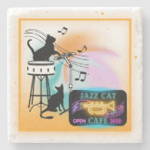 Jazz Cats | Drum Stone Onderzetter (Voorkant)