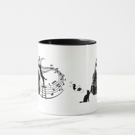 Jazz Cats | Dubbel gewicht | Koffie-Mok Mok (Midden)