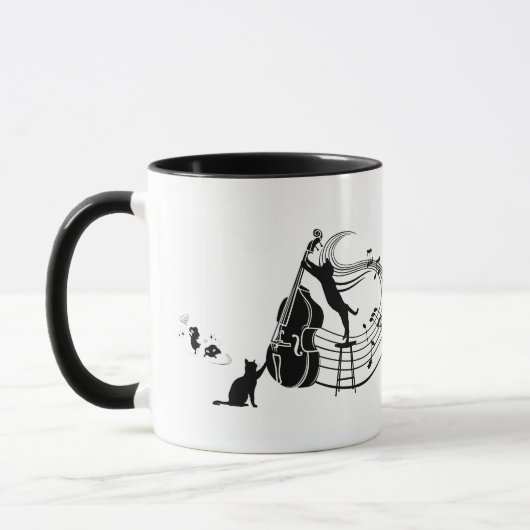 Jazz Cats | Dubbel gewicht | Koffie-Mok Mok (Links)