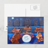 Jazz Cats Post Card Briefkaart (Voorkant / Achterkant)