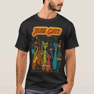 jazz cats t-shirt