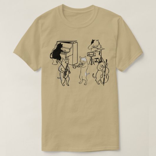 JAZZ CATS T-SHIRT (Design voorkant)