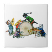 Jazz Cats Tegeltje (Voorkant)