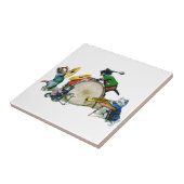 Jazz Cats Tegeltje (Zijkant)