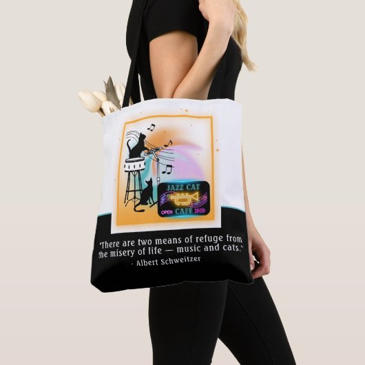 Jazz Cats | Trommel | Schweitzer Quote Tas (Dichtbij)