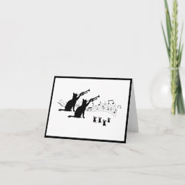 Jazz Cats | Trumpet Folders Note Card Notitiekaartje