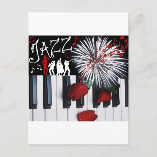 JAZZ CELEBRATION UITNODIGING BRIEFKAART (Voorkant)