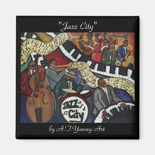Jazz City Magnet (Voorkant)