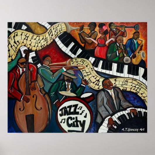 Jazz City Poster (Voorkant)