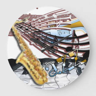 Jazz Clock Grote Klok