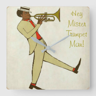 Jazz Clock Vierkante Klok