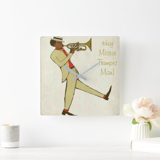 Jazz Clock Vierkante Klok (Huis)