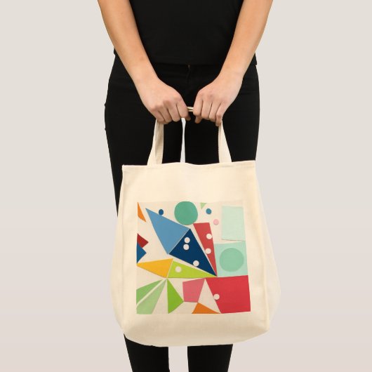 jazz collage canvas tas (Voorkant (product))