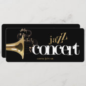jazz concert flyer - uitnodiging (Voorkant / Achterkant)