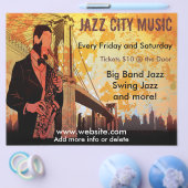 Jazz Concert Music Flyer (Enkel)