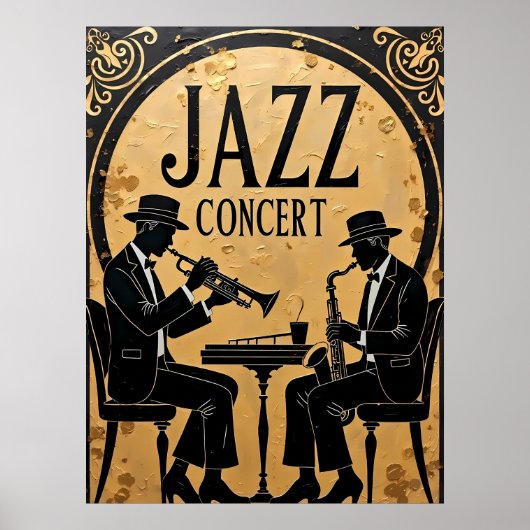 Jazz Concert Poster (Voorkant)