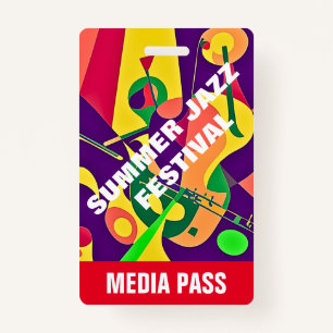 JAZZ CORPORATE MEDIA ID EVENEMENTENPAS BADGE