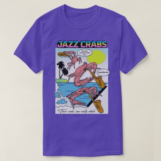 Jazz Crabs T-shirt (Design voorkant)