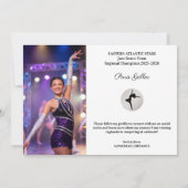 Jazz Dance Autogram Comp Kaart Competitie Kaarten (Achterkant)