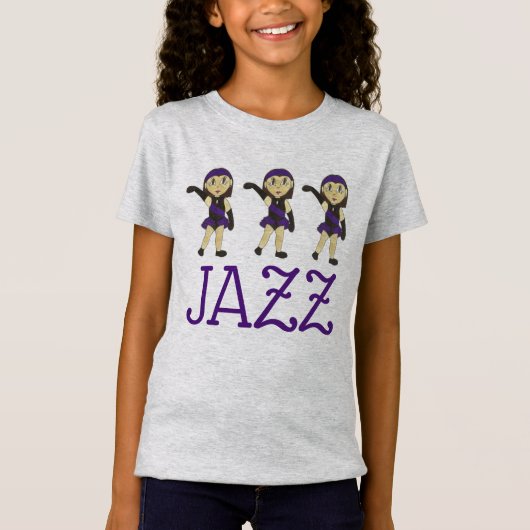 JAZZ Dance Class Overweging Costume Dancer Girl T-shirt (Voorkant)