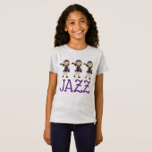 JAZZ Dance Class Overweging Costume Dancer Girl T-shirt (Voorkant volledig)