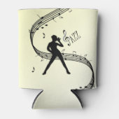 Jazz Dance Gele Muziek Blikjeskoeler (Voorkant)