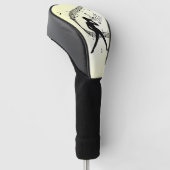 Jazz Dance Gele Muziek Golfheadcover (Schuin)