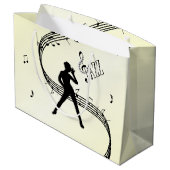Jazz Dance Gele Muziek Groot Cadeauzakje (Achterkant Gekanteld)