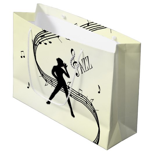 Jazz Dance Gele Muziek Groot Cadeauzakje (Voorkant Gekanteld)