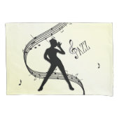 Jazz Dance Gele Muziek  Kussensloop (Voorkant)