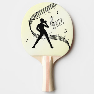 Jazz Dance Gele Muziek Tafeltennisbatje