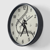 Jazz Dance Golden Black Numbers (Hoek)