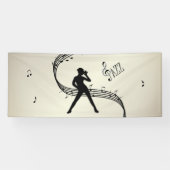 Jazz Dance Golden Music Banner (Horizontaal)