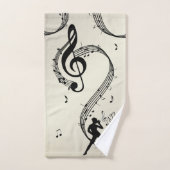 Jazz Dance Golden Music Bath-handdoekset Bad Handdoek (Handdoek)