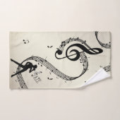Jazz Dance Golden Music Bath-handdoekset Bad Handdoek (Handdoek)