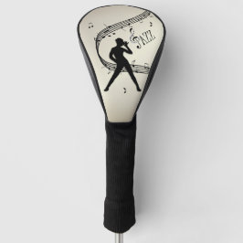 Jazz Dance Golden Music Golf Head Hoesje Golfheadcover