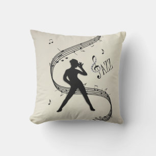 Jazz Dance Golden Music Outdoor Pillow Buitenkussen