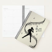 Jazz Dance Golden Music Planner (Display)