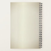 Jazz Dance Golden Music Planner (Achterkant)