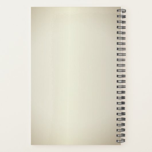 Jazz Dance Golden Music Planner (Achterkant)