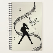 Jazz Dance Golden Music Planner (Voorkant)