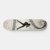 Jazz Dance Golden Music Skateboard (Horizontaal)