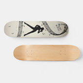 Jazz Dance Golden Music Skateboard (Horizontaal)