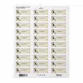 Jazz Dance Golden Personal Label (Full Sheet)