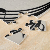 Jazz Dance Gouden Muziek Jigsaw Puzzel (Zijkant)
