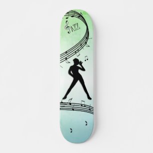 Jazz Dance Green Music Persoonlijk Skateboard