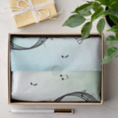 Jazz Dance Green Music Tissuepapier (Geschenk)