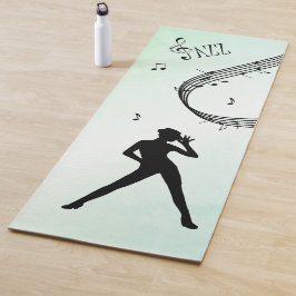 Jazz Dance Green Music Yogamat